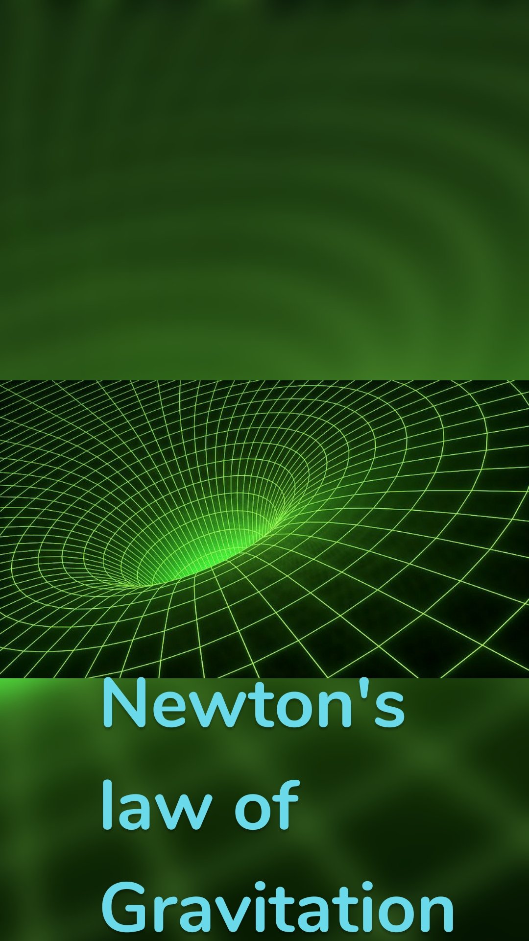 Newton's law of Gravitation 